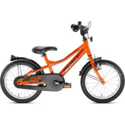 Оранжев алуминиев велосипед за деца