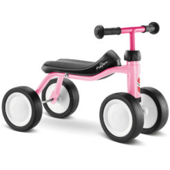 Розово колело четириколка за деца над 1 година