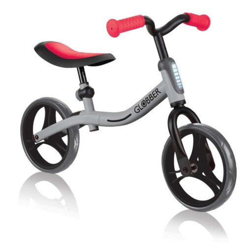 Колело за баланс за деца, колело без педали за деца на възраст над 2 години, сиво-червен цвят, GoBike, Globber,