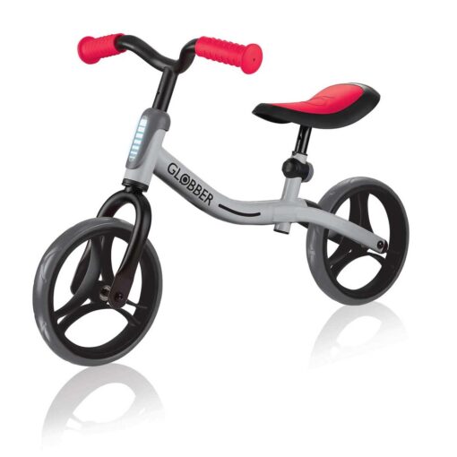 Колело за баланс за деца, колело без педали за деца на възраст над 2 години, сиво-червен цвят, GoBike, Globber