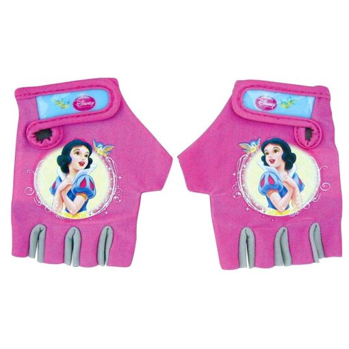 Ръкавици за колело - розови с принцеси