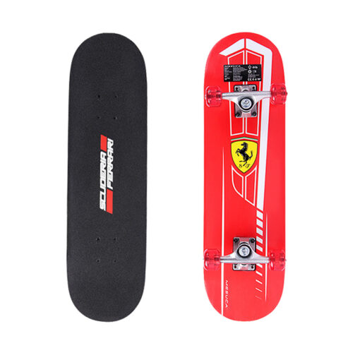 Червен скейтборд Ferrari за деца