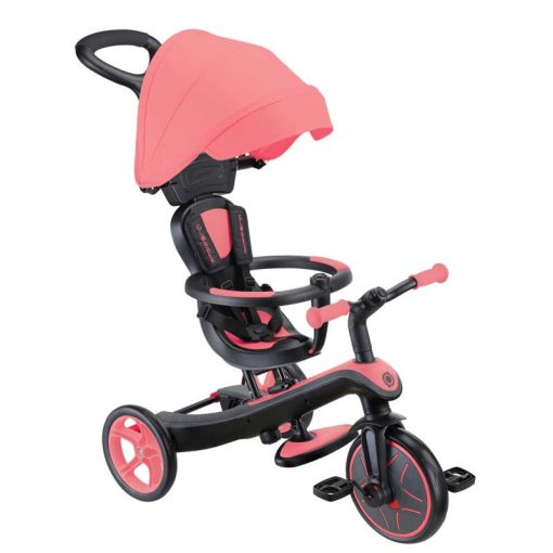 Детска триколка 4 в 1 GLOBBER EXPLORER TRIKE със сенник в розов цвят