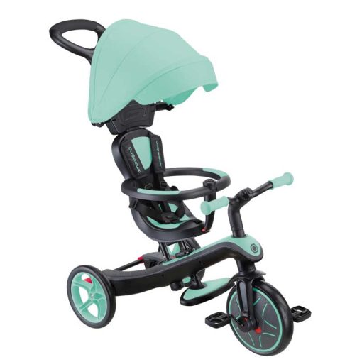 Детска триколка 4 в 1 GLOBBER EXPLORER TRIKE със сенник в цвят мента