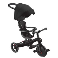Детска триколка 4 в 1 GLOBBER EXPLORER TRIKE със сенник в черен цвят
