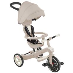 Детска триколка 4 в 1 GLOBBER EXPLORER TRIKE ECOLOGIC със сенник в цвят кокос