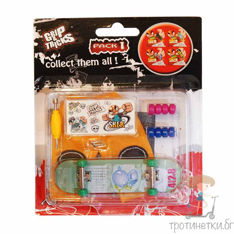Играчка за пръсти Skateboard