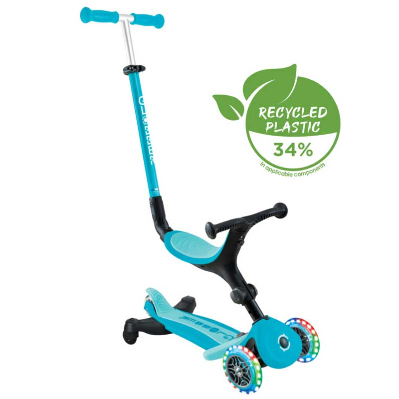 тротинетка с родителски контрол 5 в 1 GLOBBER GO UP ACTIVE LIGHTS 360°